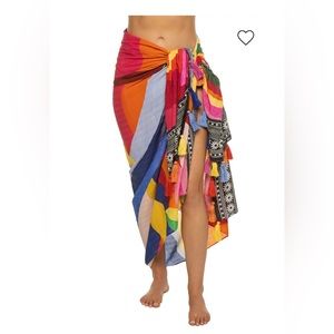New with tags Farm Rio Graphic Sunshine Pareo